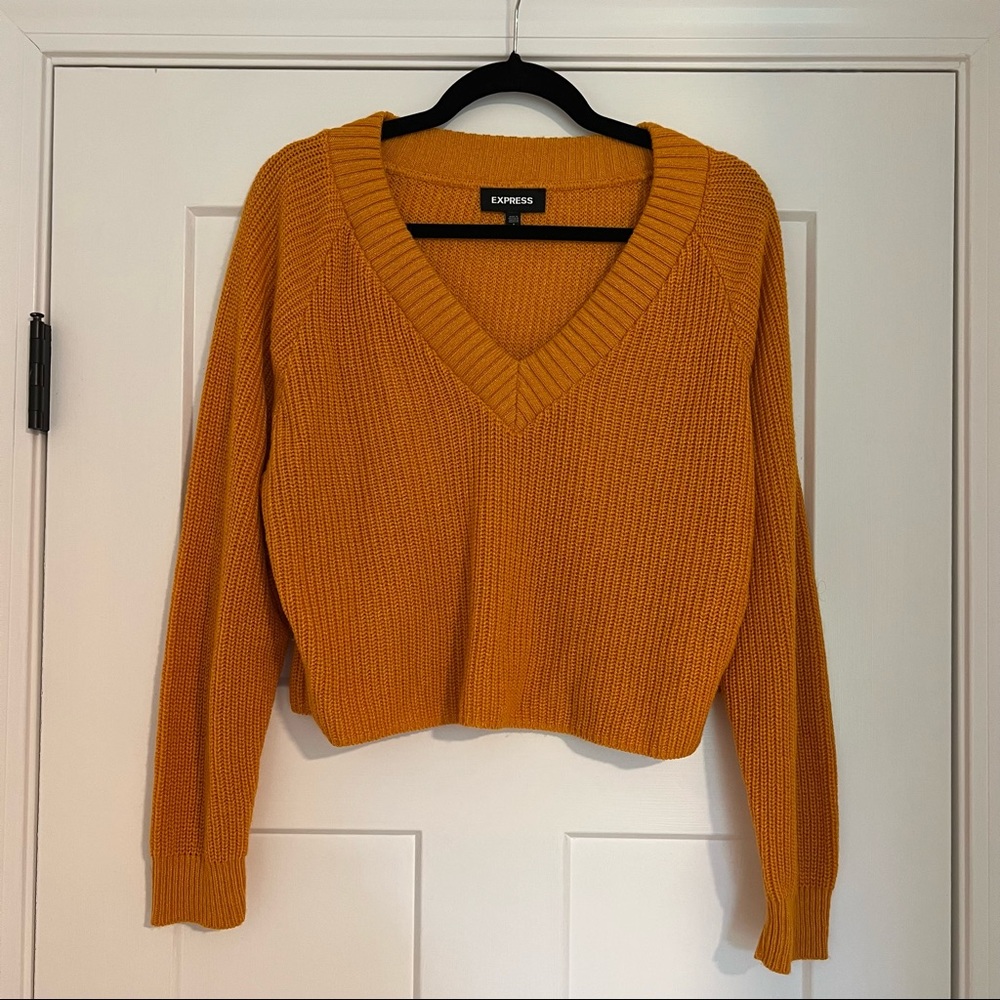 Express Cropped Sweater - Picture 2 of 7